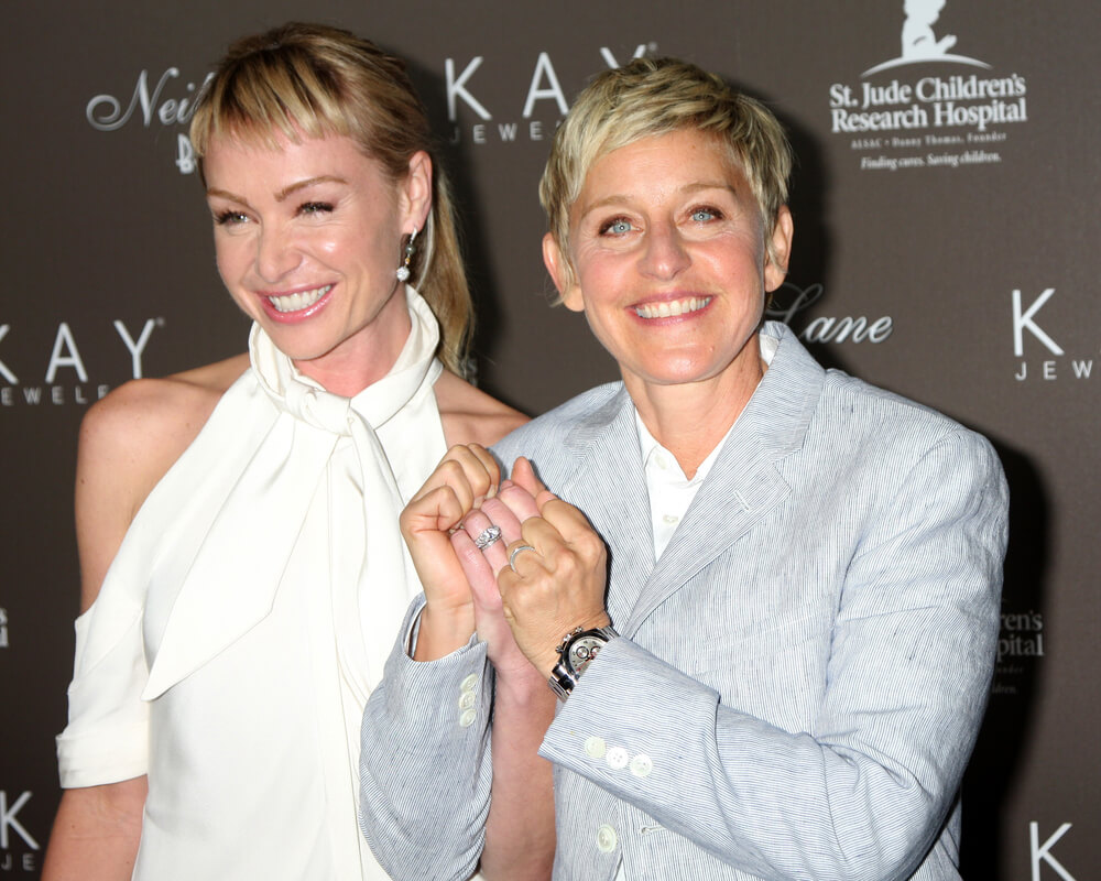  Ellen DeGeneres & Portia De Rossi