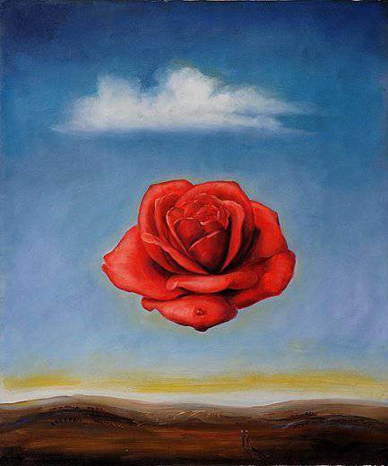 Meditative Rose-Dali