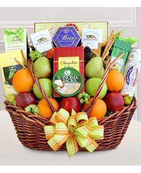 Gourmet and Fruit Basket