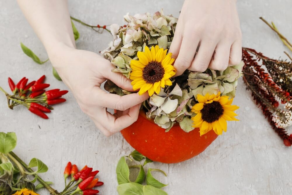 Pumpkin arrangement