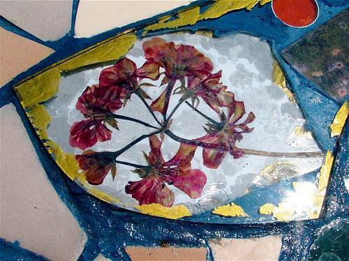Pressed Flower Tile