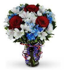 Red, White & Blue Arrangement