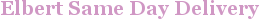 City - Elbert