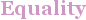 City - Equality