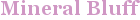 City - Mineral Bluff