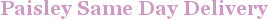 City - Paisley