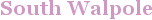 City - South Walpole