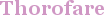 City - Thorofare