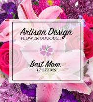 Artist's Design: Best Mom (17 Stems)