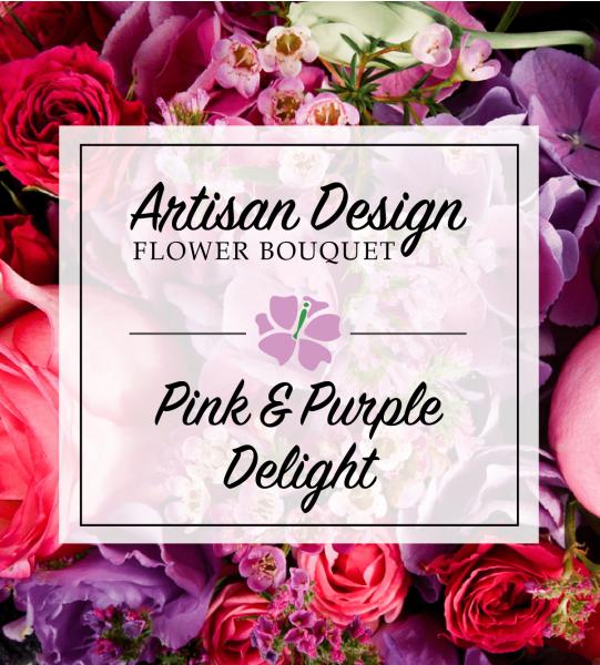 Flowers: Artist's Design: Pink & Purple Delight