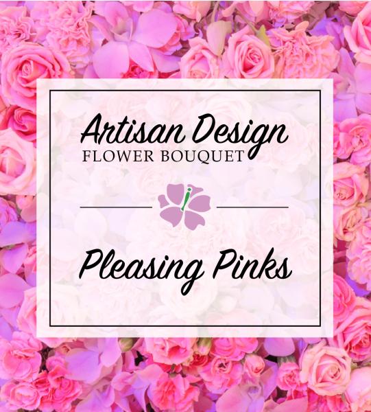 Flowers: Artist's Design: Pleasing Pinks