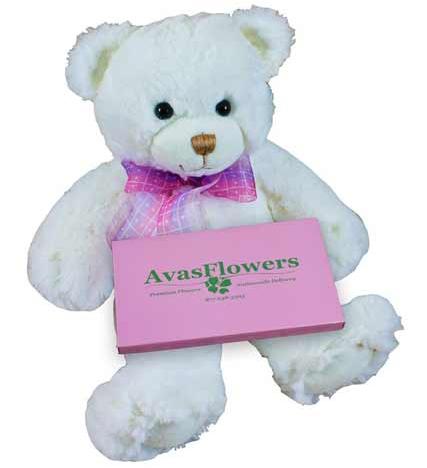 Flowers: Bear With Chocolates