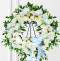 Blue Sympathy Wreath