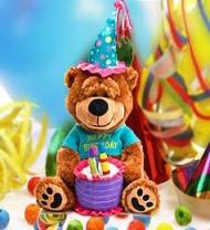 Brownie The Happy Birthday Bear