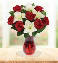 Classic Rose and Lily Bouquet