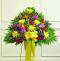 Colorful Sympathy Standing Basket