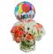 Commencement Carnation & Daisy Balloon Bouquet