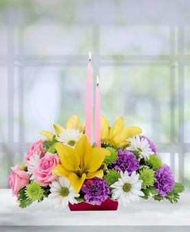 Easter Flower Centerpiece