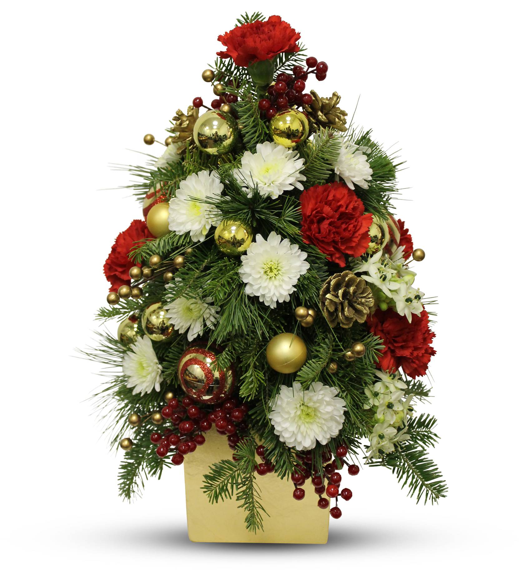 Evergreen Christmas Bouquet