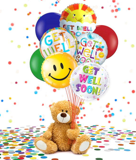 Get Well Bear & Balloon
