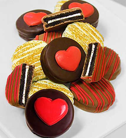Golden Greatness Valentine's Day Belgian Chocolate Covered Oreo® Cookies