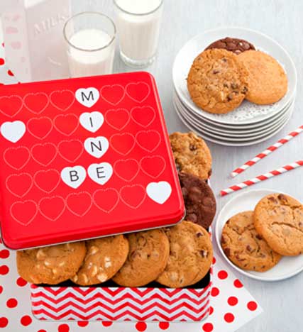 Mrs. Fields® Be Mine Valentine Cookie Tin
