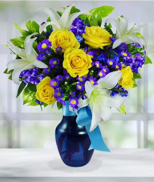 Flowers: My Sun, Moon And Stars Bouquet - LUXURY GRADE