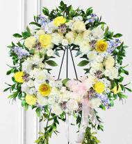 Pastel Sympathy Wreath