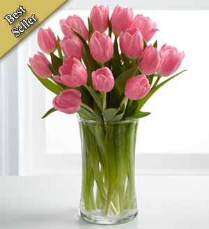 Pink Prelude Tulip Bouquet
