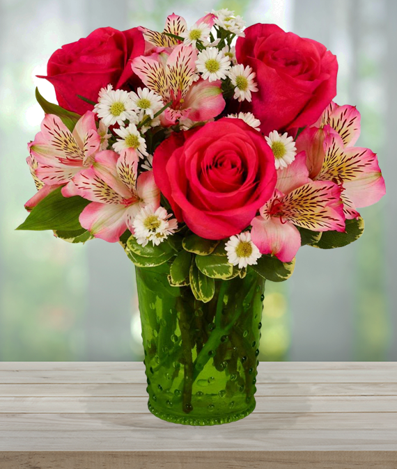 Pink Rose Rendezvous Bouquet