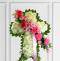 Pink & White Sympathy Cross