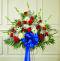 Red, White & Blue Sympathy Standing Basket