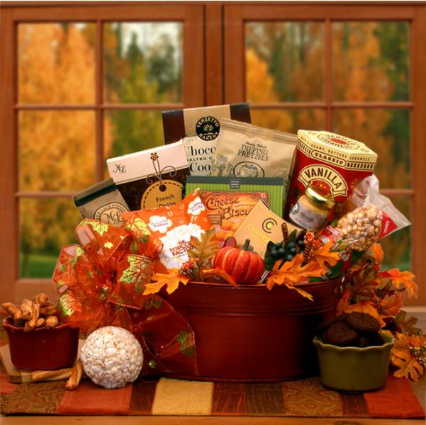 Flowers: The Tastes Of Fall Gourmet Gift Basket