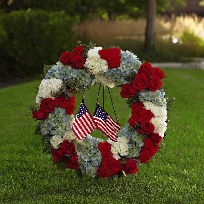 To Honor One's Country Wreath