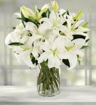 White Lilies Bouquet