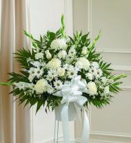 White Sympathy Standing Basket