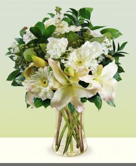 White Sympathy Vase