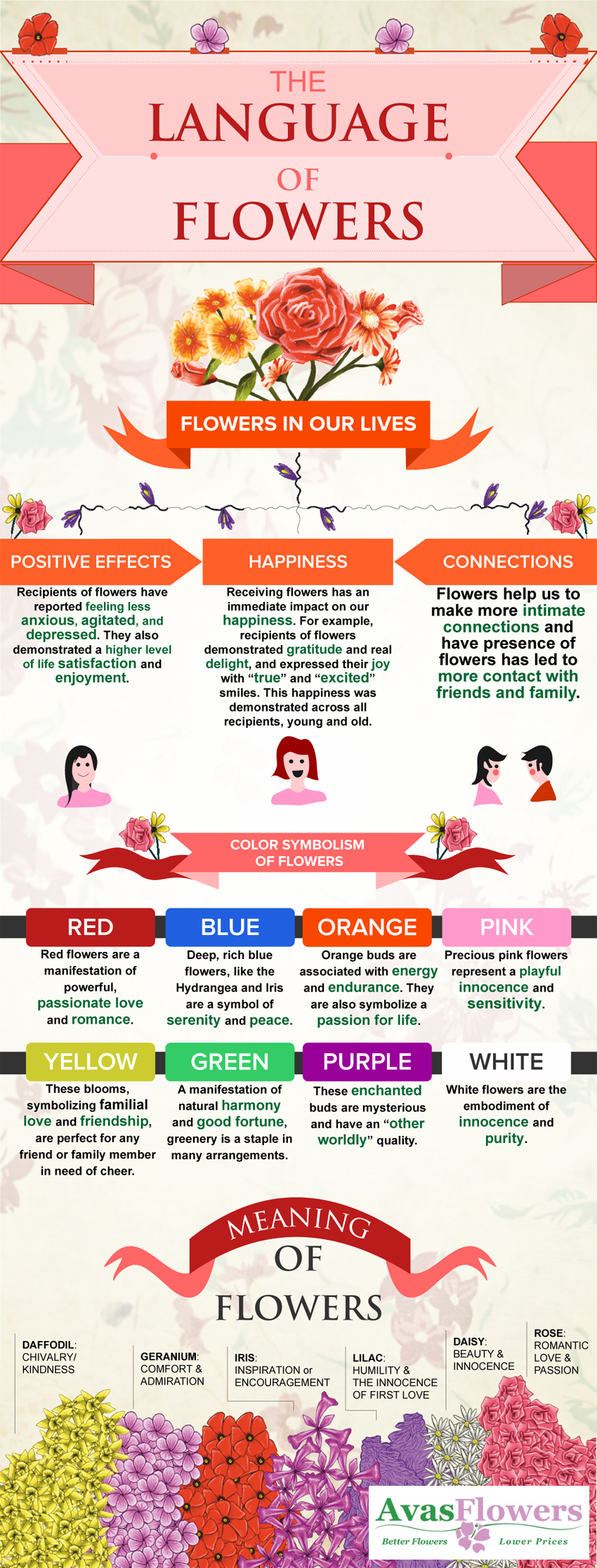 Infographic - The Language Of Flowers